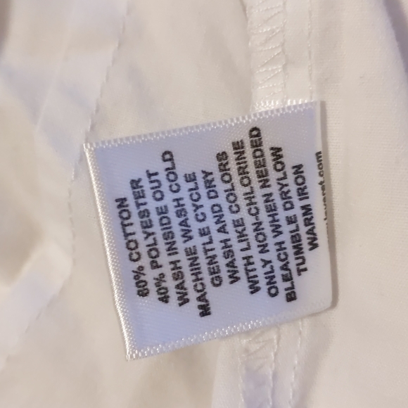 Leveret White girls dress shirt size 2 - Picture 8 of 9